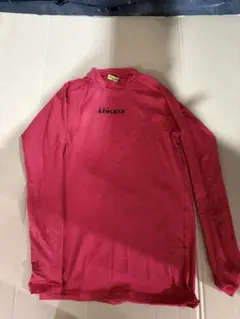 ATHLETA レッド 長袖シャツ Lサイズ