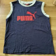 PUMA ノースリーブタンクトップ ネイビー