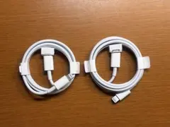 【純正】Apple Lightningケーブル 2本セット