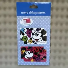 新品 東京ディズニー ICカードステッカー セット ミッキー ミニー 総柄