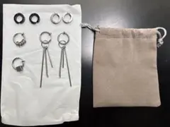 イヤリングアクセサリー 4組セット