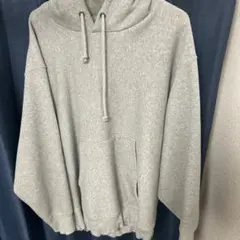 グレーオーバーサイズパーカー