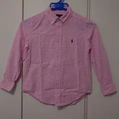 POLO RALPH LAUREN　kids 長袖　ブラウス　ピンク　120cm