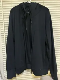 UNIQLO AIRism UVパーカー ブラック XL