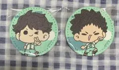 ハイキュー‼︎ mochocho レザーバッジ 及川 岩泉 2点セット