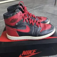 2025年最新】エアジョーダン1赤黒の人気アイテム - メルカリ