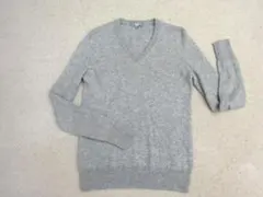 ユニクロ★カシミヤ100% Vネック 長袖 ニット セーター カシミヤセーター