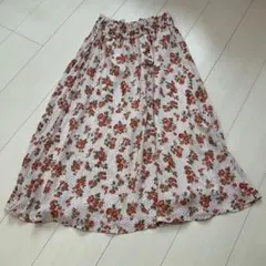 【美品】JILLbyJILLSTUART 花柄　プリーツスカートのサムネイル