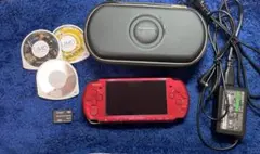 PSP-3000 レッド【すぐ遊べるセット】
