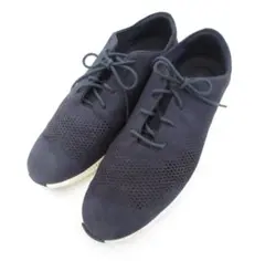 COLE HAAN ゼログランド スエード W05124 25.5cm ネイビー