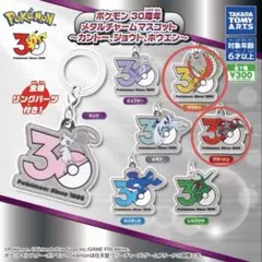 ポケモン 30周年 メタルチャームマスコット　2種
