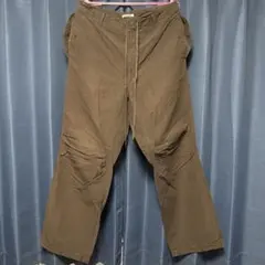 AURALEE リネンコットン ワークパンツ ブラウン サイズ4のサムネイル
