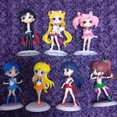 セーラームーン　7個セット　Qposket　キューポスケット　フィギュア