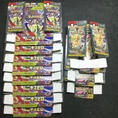 ポケモンカード空箱 メガドリーム×3 ムニキスゼロ×8