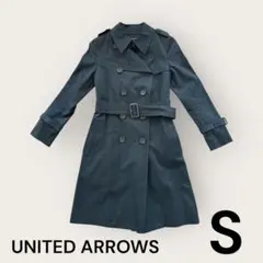 UNITED ARROWS TOKYO アローズ　ネイビー トレンチコート S