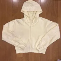 GU UVカットフルジップパーカー イエロー　S