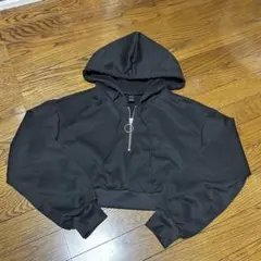 shein レディース パーカー ショート丈