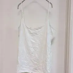 OLD NAVY 【XXL】 ホワイト キャミソール シンプル　インナー　古着