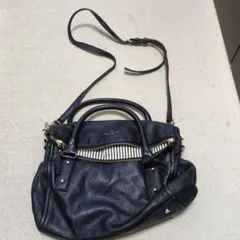 美品☆Kate Spade 黒 レザー バッグ2way