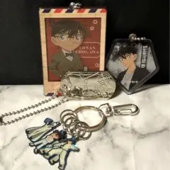 名探偵コナン　アクリルキーホルダー　キーチェーン　ドッグタグ　5連　希少