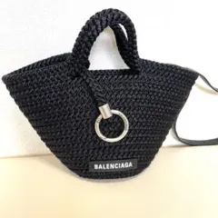 BALENCIAGA IBIZA バスケット かご　ブラック　イビザ　バッグ バレンシアガのバスケットバッグ「イビザ」から新サイズ“ミニ”が