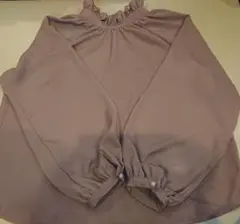 GRL 前後2Wayリボンフリルカラートップス