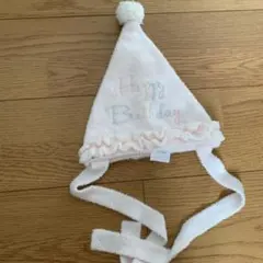 gelatopiqueジェラートピケ　ピンク ポンポン付きキッズ帽子