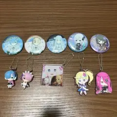 リゼロ Re:ゼロから始める異世界生活 缶バッジ キーホルダー 묶음 판매