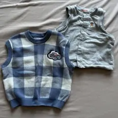 ベビーベスト ZARAbaby MIKIHOUSE 2点セット 80cm