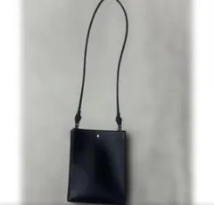 チャオパニック　ショルダーバッグ ファスナーポケット付き　ブラック