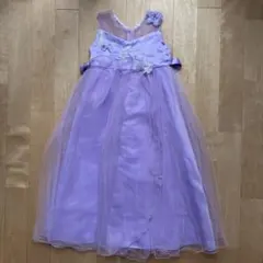 キッズ フォーマルドレス 発表会　結婚式　パープル 120