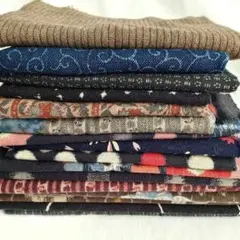 生地 はぎれセット 和柄 紺系