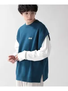 RAGEBLUE/レイジブルー ★ ニットベスト ★ ブルー