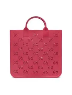 ⭐︎りりこ様専用⭐︎GUCCI GGロゴトートラバーバッグ ラズベリーピンク新品