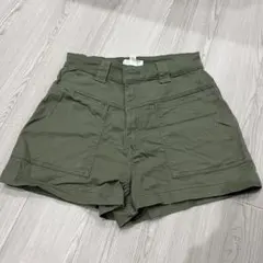 H&M カーキ　ショートパンツ