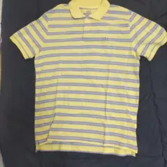 美品 GAP ポロシャツ ボーダー イエロー Lサイズのサムネイル