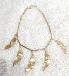 ゴールド リーフ型 ネックレス