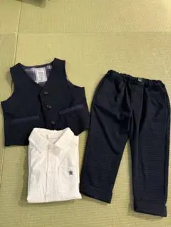 男の子　フォーマル　3点セット　100cm110cm