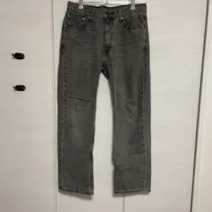 Levi's 555グレー ストレートデニムw30l30