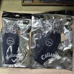Callaway ドライバー&フェアウェイ用ヘッドカバー ネイビー