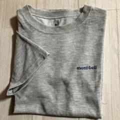 mont-bell WIC.T ライトグレー Tシャツ 150 ウィックロン