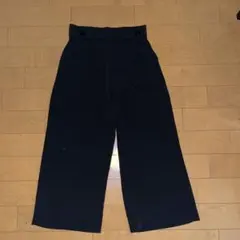 ZARA ワイドパンツ黒　EUR Ｓサイズ