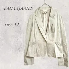 emmajames/長袖ジャケット/11/グレーベージュ/ビジネス/薄手2509