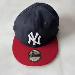 New Era 9FIFTY ネイビー/レッド キャップ　1歳から2歳程度