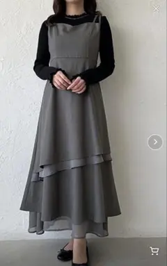 apres jour アシメティアードフリルワンピース(タグ付試着のみ)