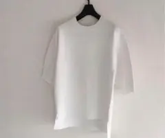 ビューティーアンドユース　ミラノリブ カーブスリーブ ニットプルオーバー