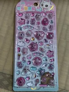 ウィッシュキャット 立体シール ドロップシール