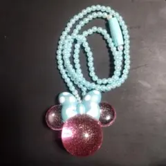 ディズニー　ミニー　光るおもちゃペンダント