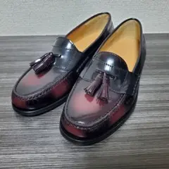 COLE HAAN ピンチ タッセルローファー 26cm バーガンディ
