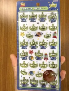 ボンボンドロップシール　リトルグリーンメン